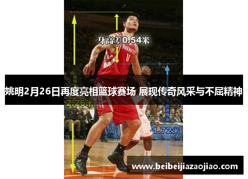 姚明2月26日再度亮相篮球赛场 展现传奇风采与不屈精神